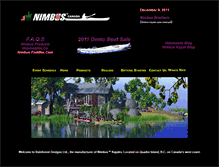 Tablet Screenshot of nimbuskayaks.com